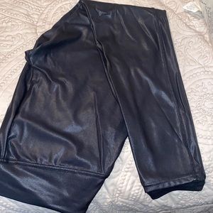 Faux leather leggings by Walmart.